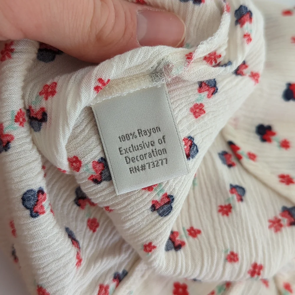 XS Lauren Conrad Disney no sleeve blouse - Picture 5 of 7